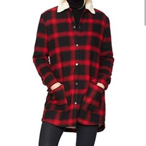 BB Dakota Bradley Sherpa Coat Plaid